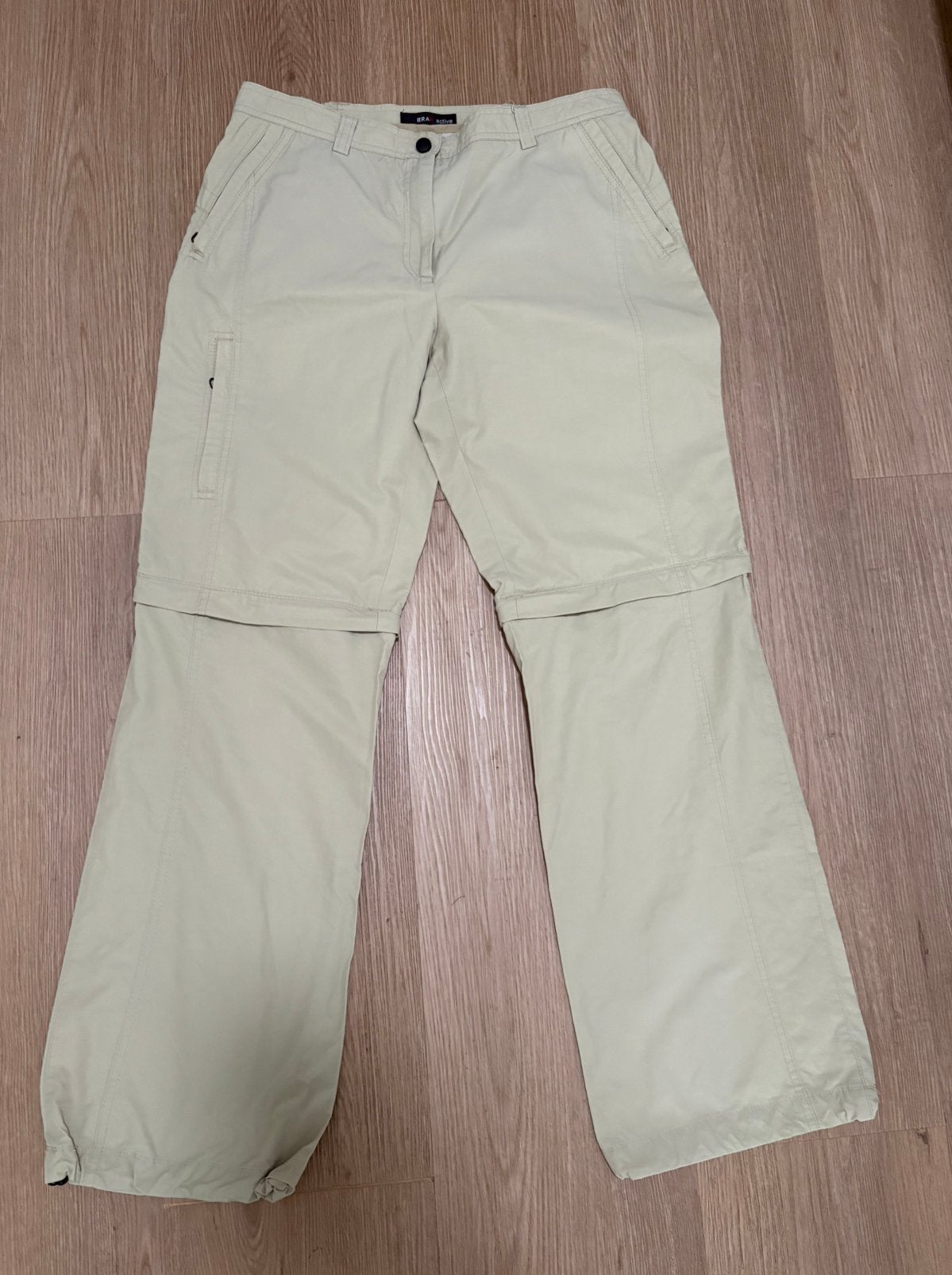 Brax  active afritsbroek maat 42, Kleding | Dames, Verzenden, Beige, Maat 42/44 (L), Zo goed als nieuw
