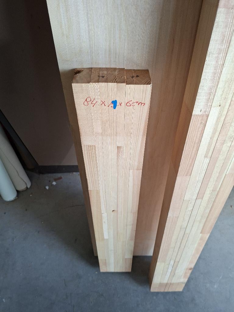 zwevende wandplank massief 6cm dik 114x13cm incl beslag, Doe-het-zelf en Verbouw, Hout en Planken, Ophalen, Zo goed als nieuw