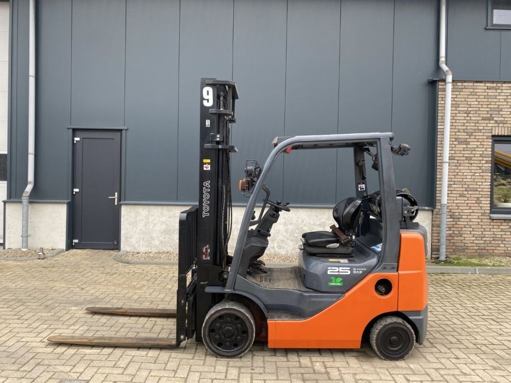 Toyota 8FGCU25 2.5 ton Duplex Sideshift LPG Heftruck, LPG, Heftruck, Ophalen of Verzenden, Toyota