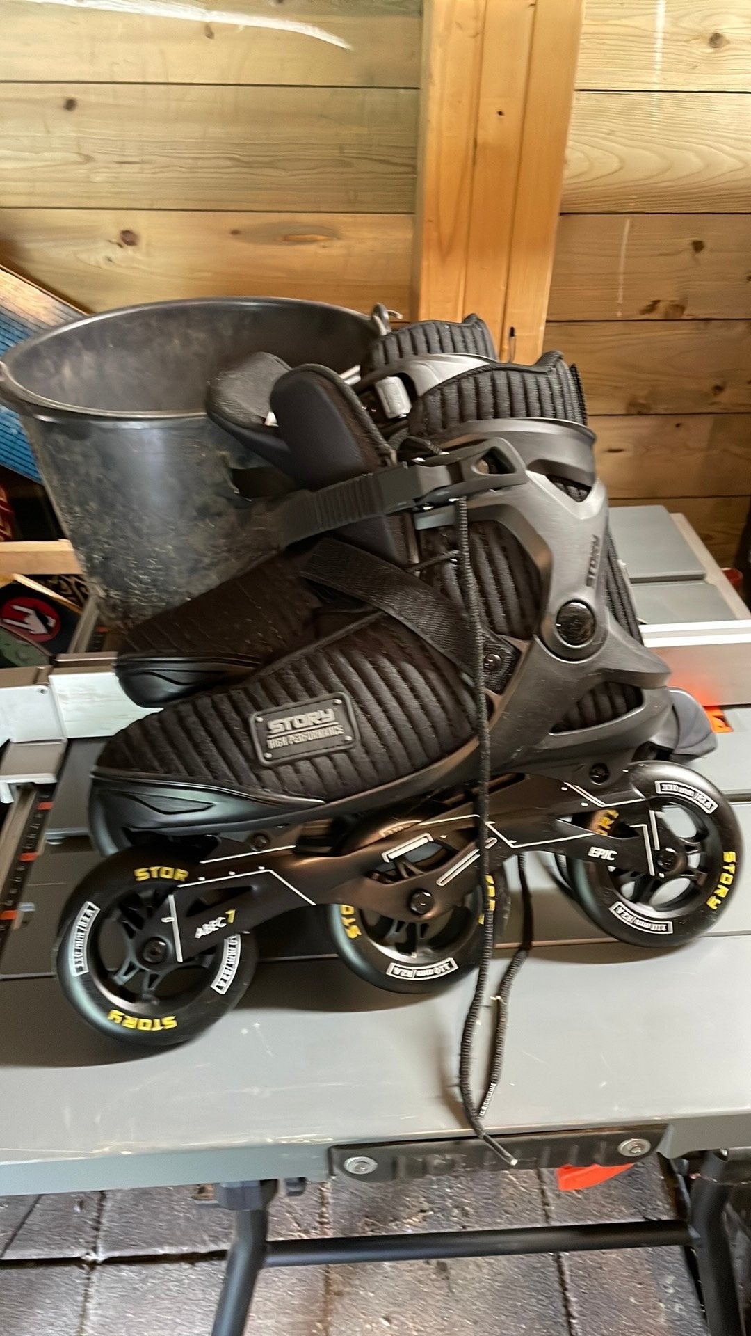 Story high preformance 110mm 3 wielen speed skates, Ophalen, Nieuw
