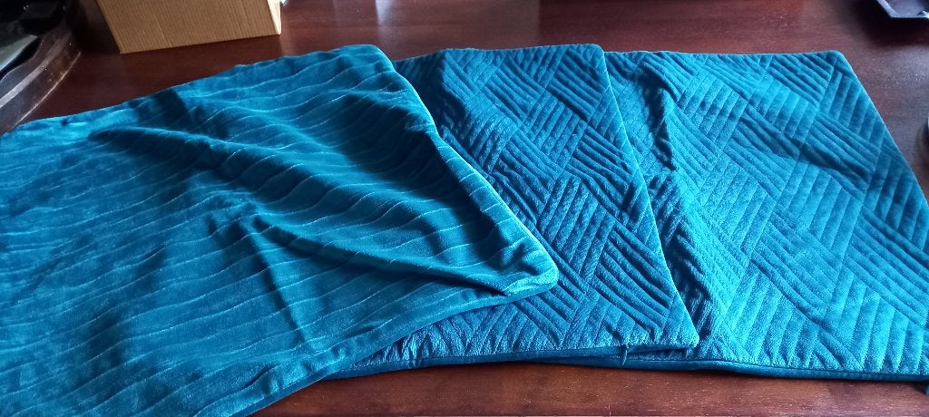 Kussenhoesjes 3 stuks afm 45x45 cm (nieuw), Blauw, Nieuw, Vierkant, Kussenhoes