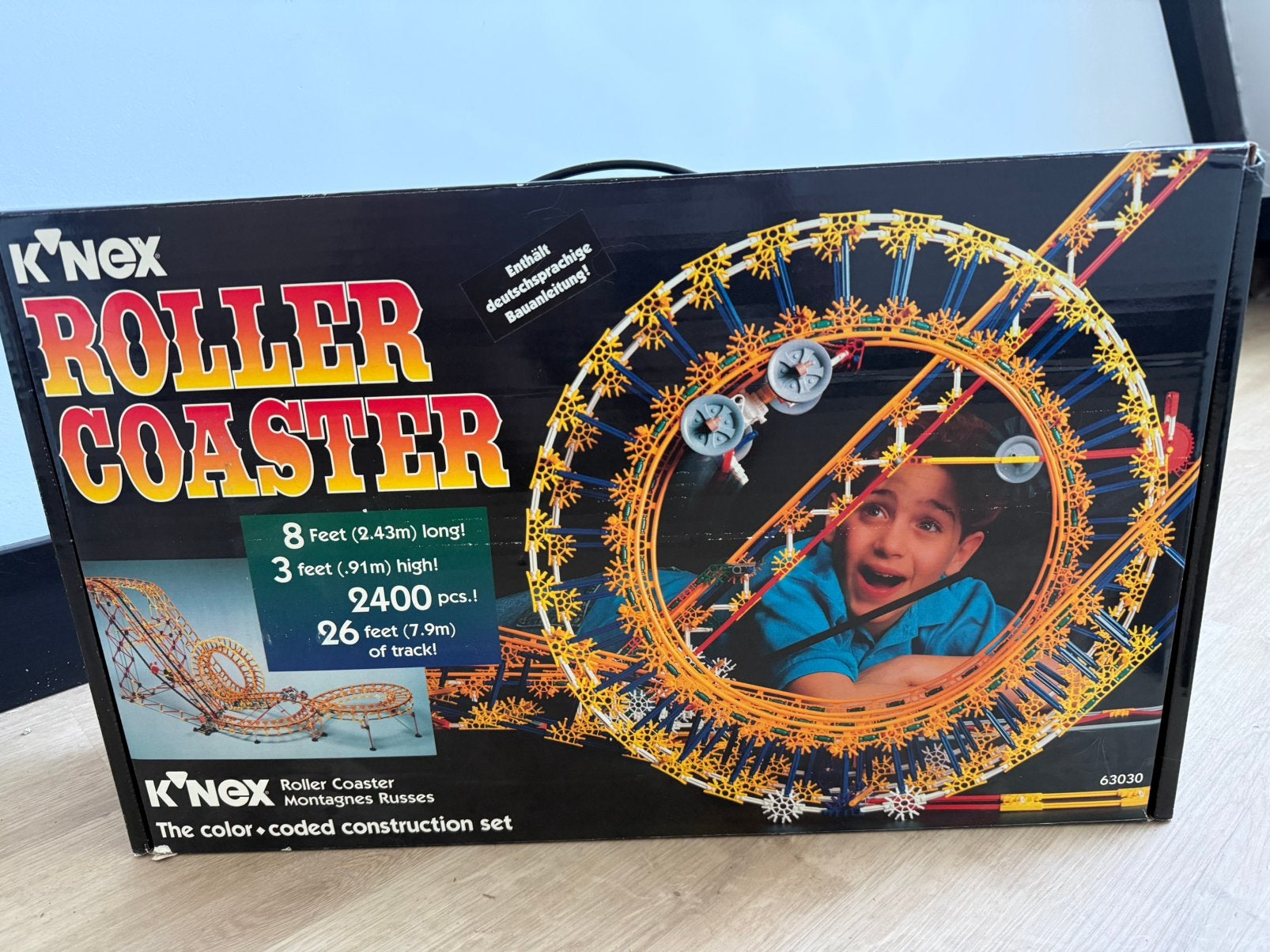 Achtbaan K’NEX, Ophalen, Gebruikt