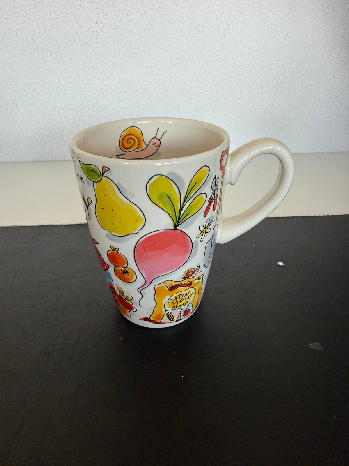 XL mok My garden blond Amsterdam, Huis en Inrichting, Keuken | Servies, Blond Amsterdam, Ophalen of Verzenden, Zo goed als nieuw