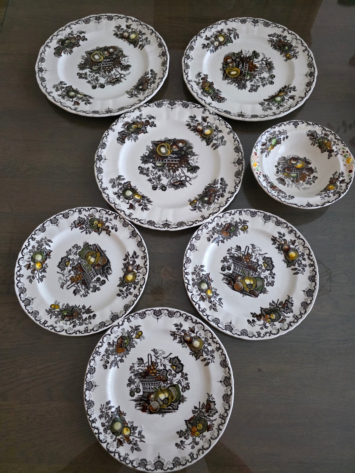 Masons Fruit Basket servies borden, Antiek en Kunst, Ophalen of Verzenden