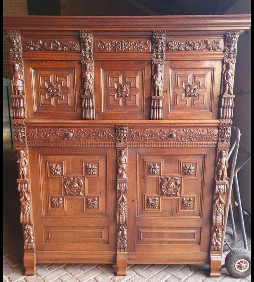 antieke kast, Ophalen