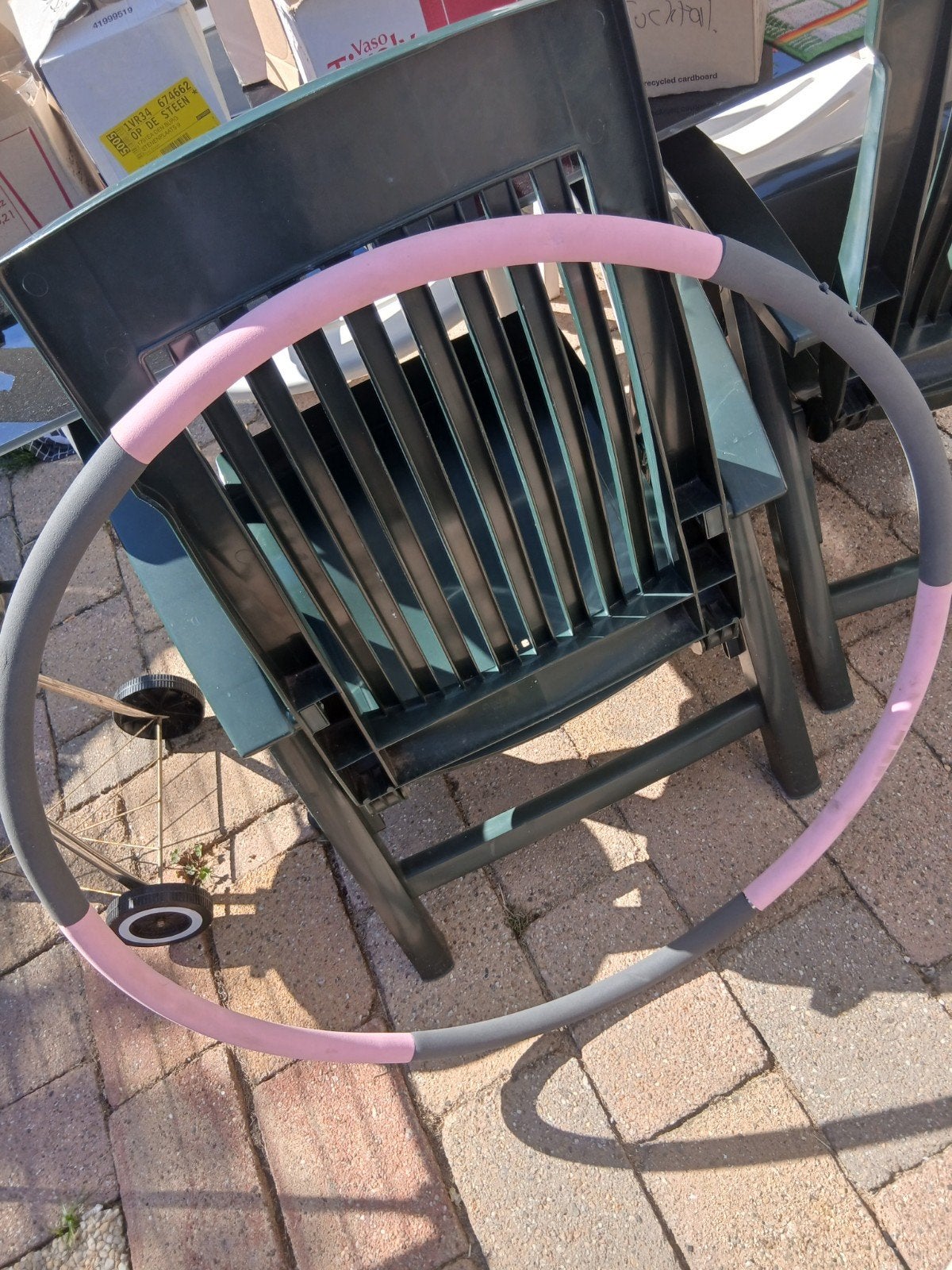 Fitness hoepel - Hula Hoop voor effectieve training, Ophalen, Gebruikt, Buik, Overige typen