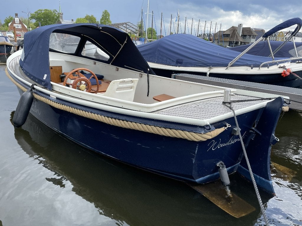 Stalen sloep 6.30m | Mercedes diesel | Nieuwe buiskap 2025, Ophalen, Rondzit, Staal, Binnenboordmotor
