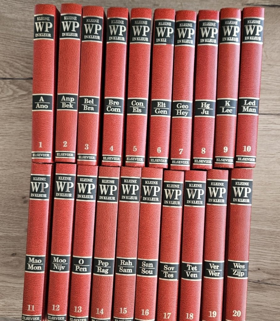 Complete set Kleine Winkler Prins Encyclopedie (20 delen), Boeken, Gelezen, Complete serie, Ophalen of Verzenden, Algemeen