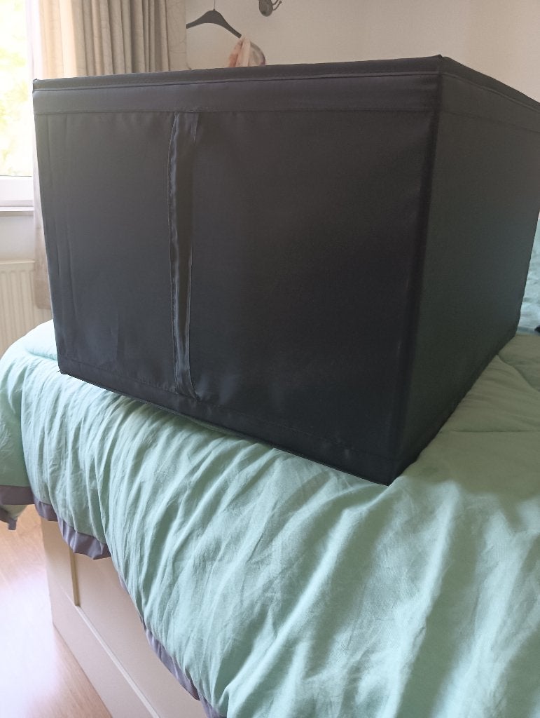 Opbergbak zwart, Ophalen, Zo goed als nieuw, Minder dan 140 cm, Minder dan 70 cm