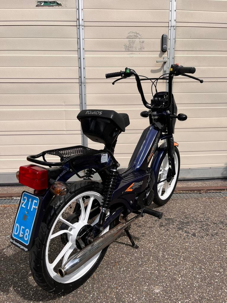 Tomos Quadro E-start 25km snorfiets 2005, Fietsen en Brommers, Gebruikt, 2 versnellingen, Quadro, Maximaal 25 km/u