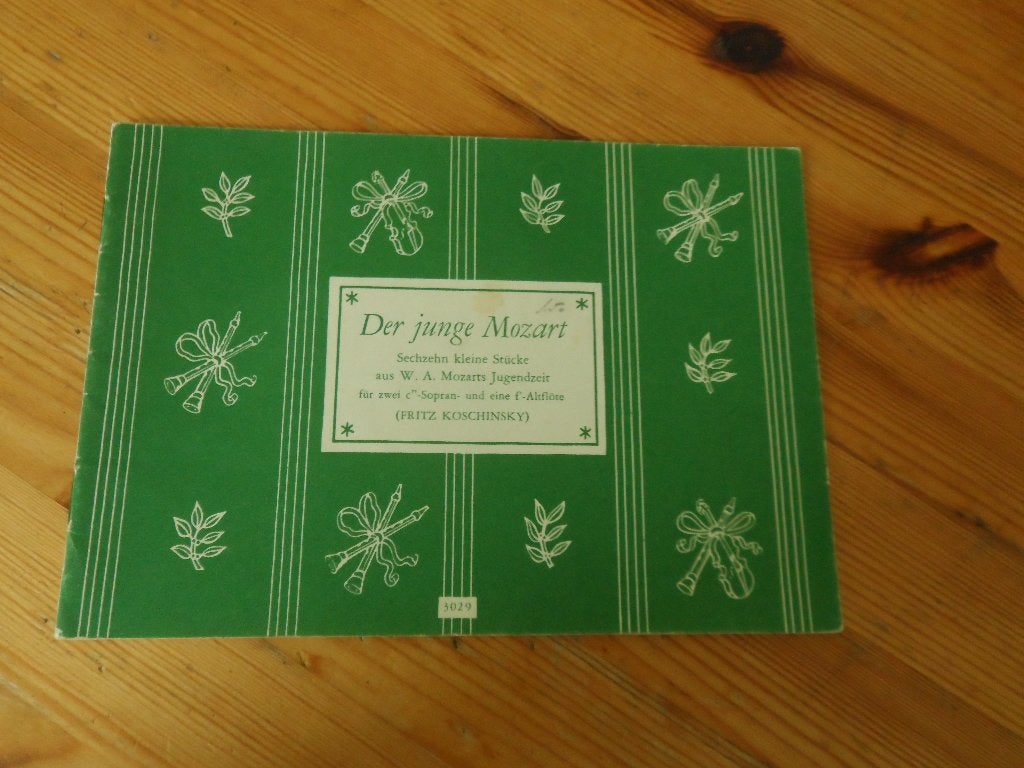 Fritz koschinsky, Gebruikt, Klassiek, Ophalen of Verzenden, Blokfluit