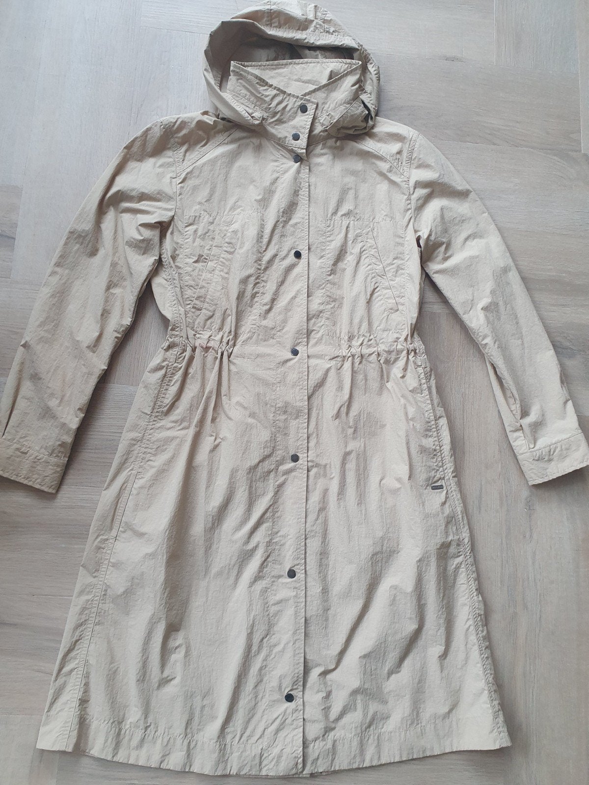 woolrich parka jas dames beige maat S, Beige, Ophalen of Verzenden, Zo goed als nieuw, Woolrich