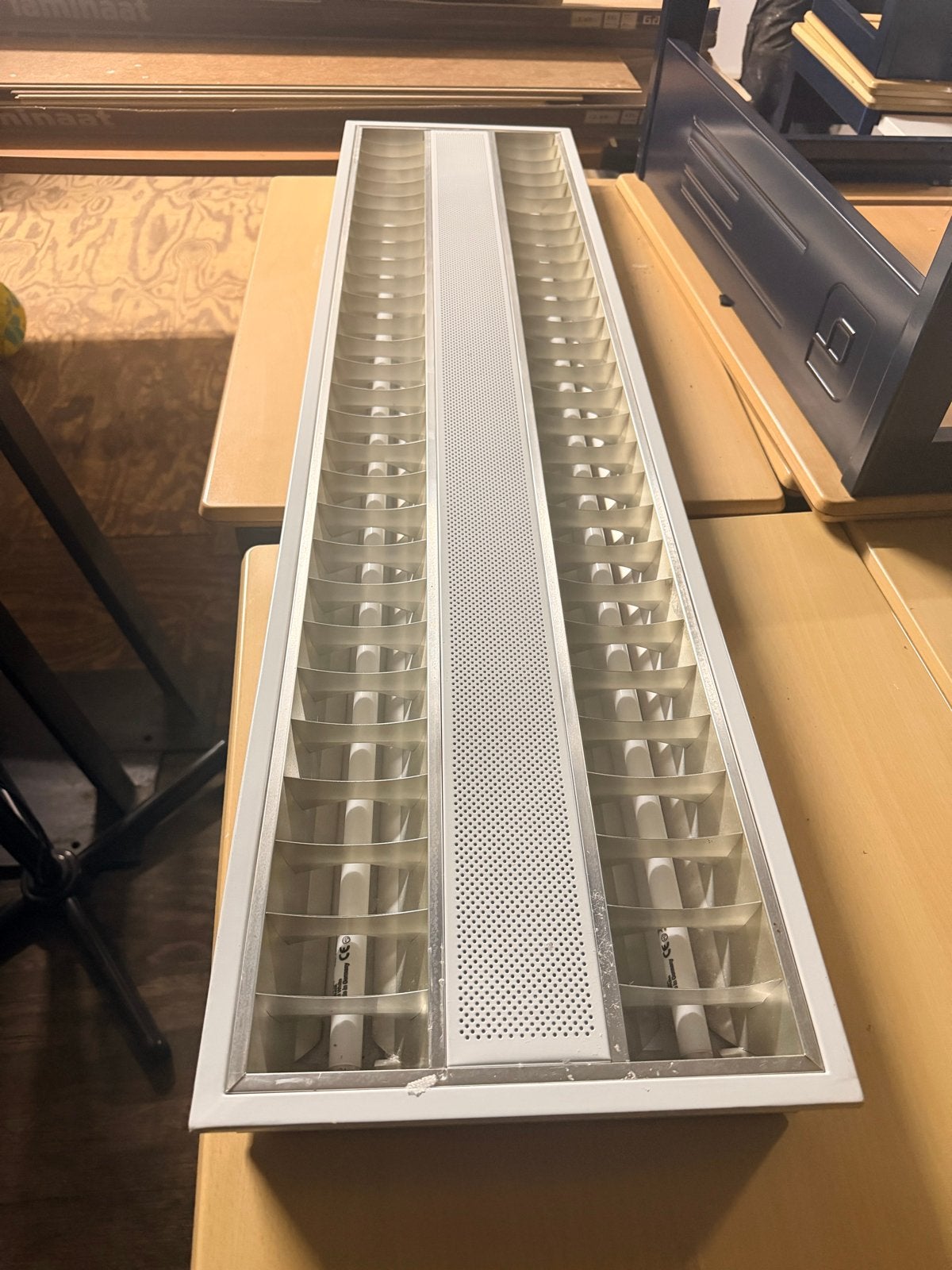 Grote partij 20+ TL armaturen 120x30 voor systeemplafond, Ophalen of Verzenden, Gebruikt