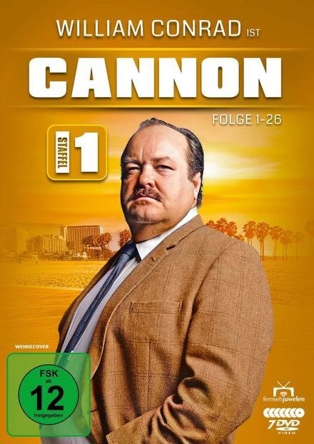 Cannon - Seizoen 1 op 6 dvd's, Alle leeftijden, Verzenden, Nieuw in verpakking, Thriller
