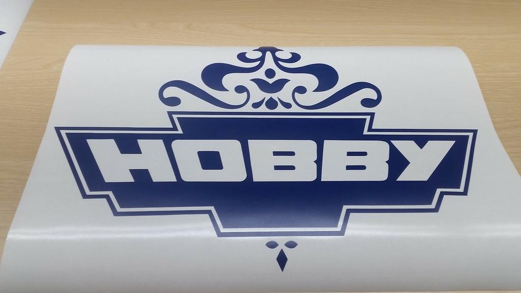 Hobby caravan sticker, Caravans en Kamperen, Ophalen of Verzenden, Nieuw