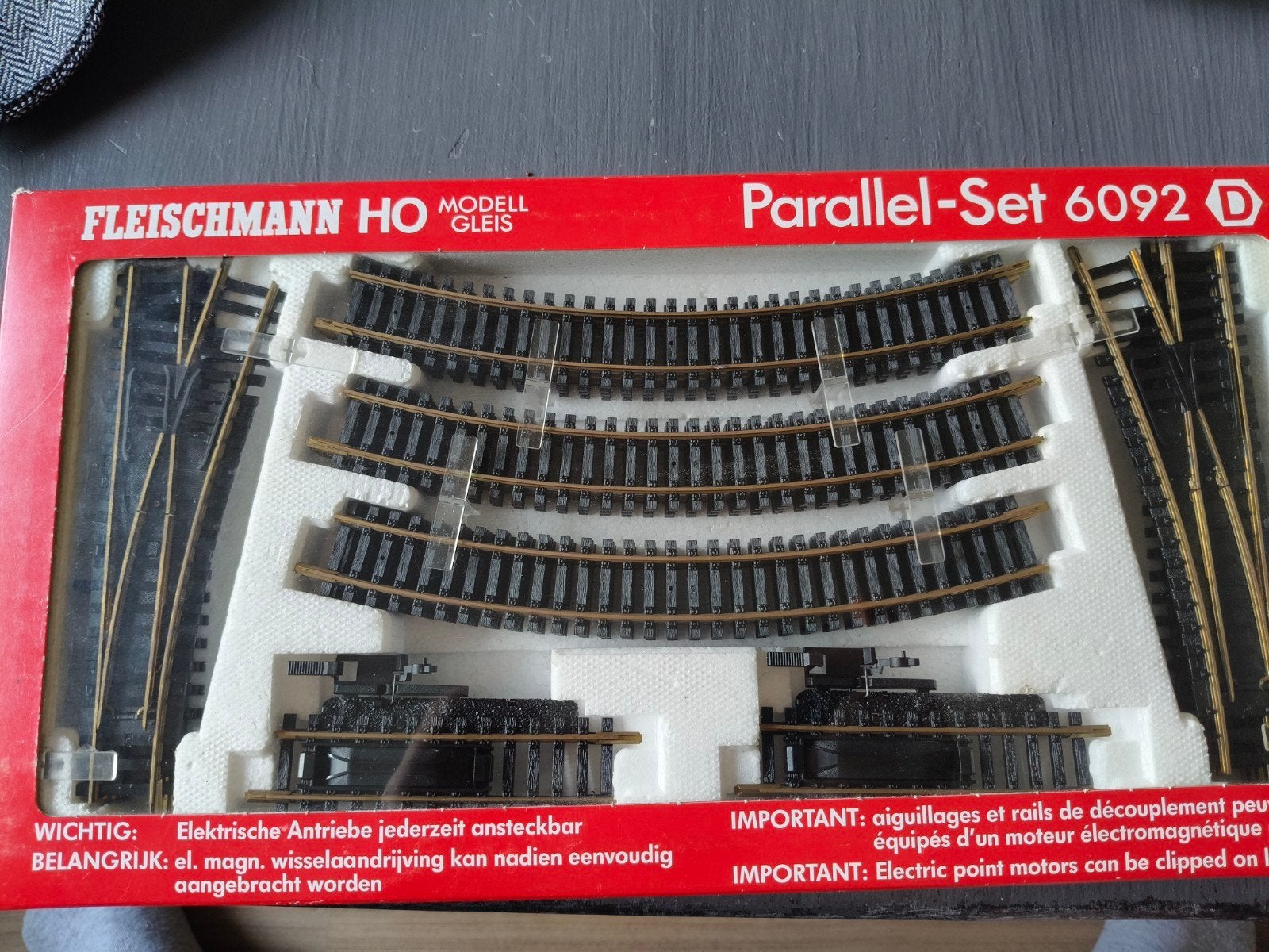 Fleischmann HO Parallel-Set 6092 D - Rails en Wissels, Ophalen