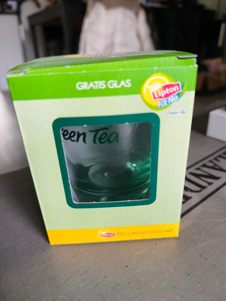 Lipton Green Tea glazen 6 stuks nieuw, Ophalen of Verzenden, Nieuw, Overige typen
