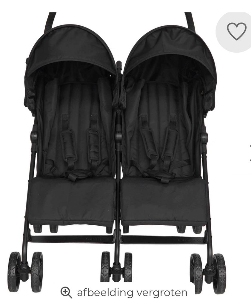 Tweeling buggy in goede staat - spotprijs!, Ophalen, Zo goed als nieuw