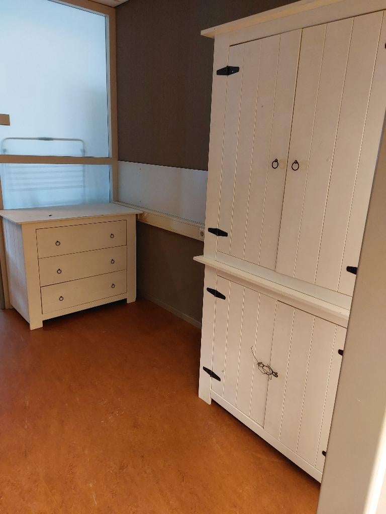 kast + commode (500855), Ophalen, Gebruikt, 50 tot 70 cm, 105 cm of meer