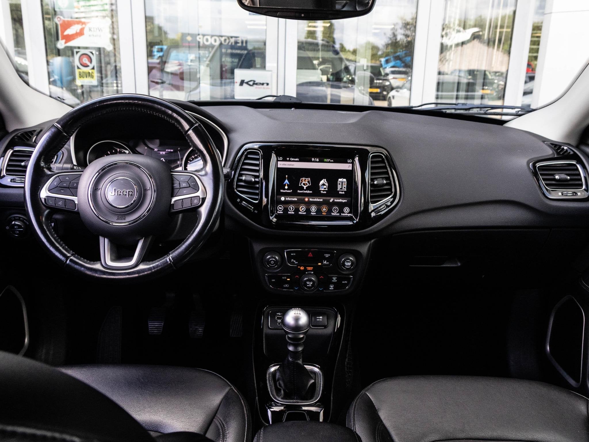 Jeep Compass 1.4 MultiAir Executive | Leder | Groor navi | B, Auto's, Jeep, Voorwielaandrijving, Gebruikt, Euro 6, 4 cilinders