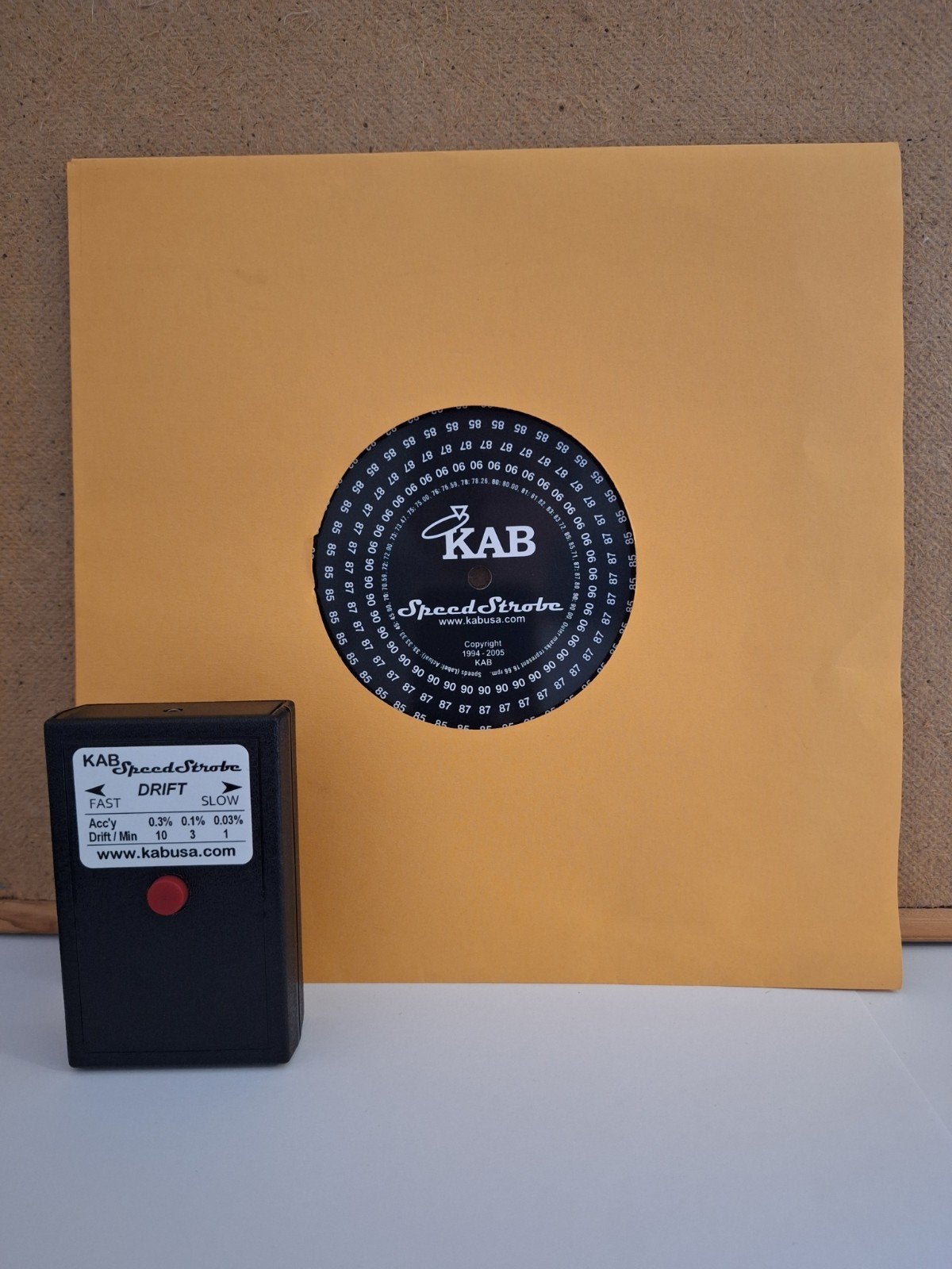 KAB SpeedStrobe Platenspeler Toerentalmeter, Verzenden, Zo goed als nieuw, Overige merken