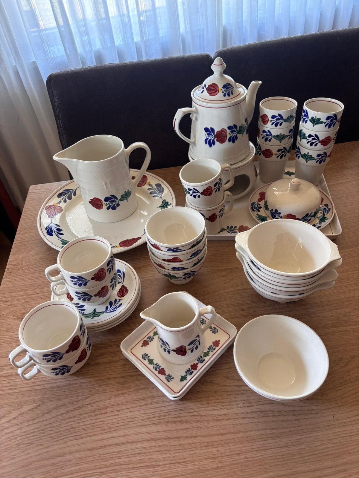 Origineel Boerenbont Royal Boch - 33delige serviesset, Ophalen