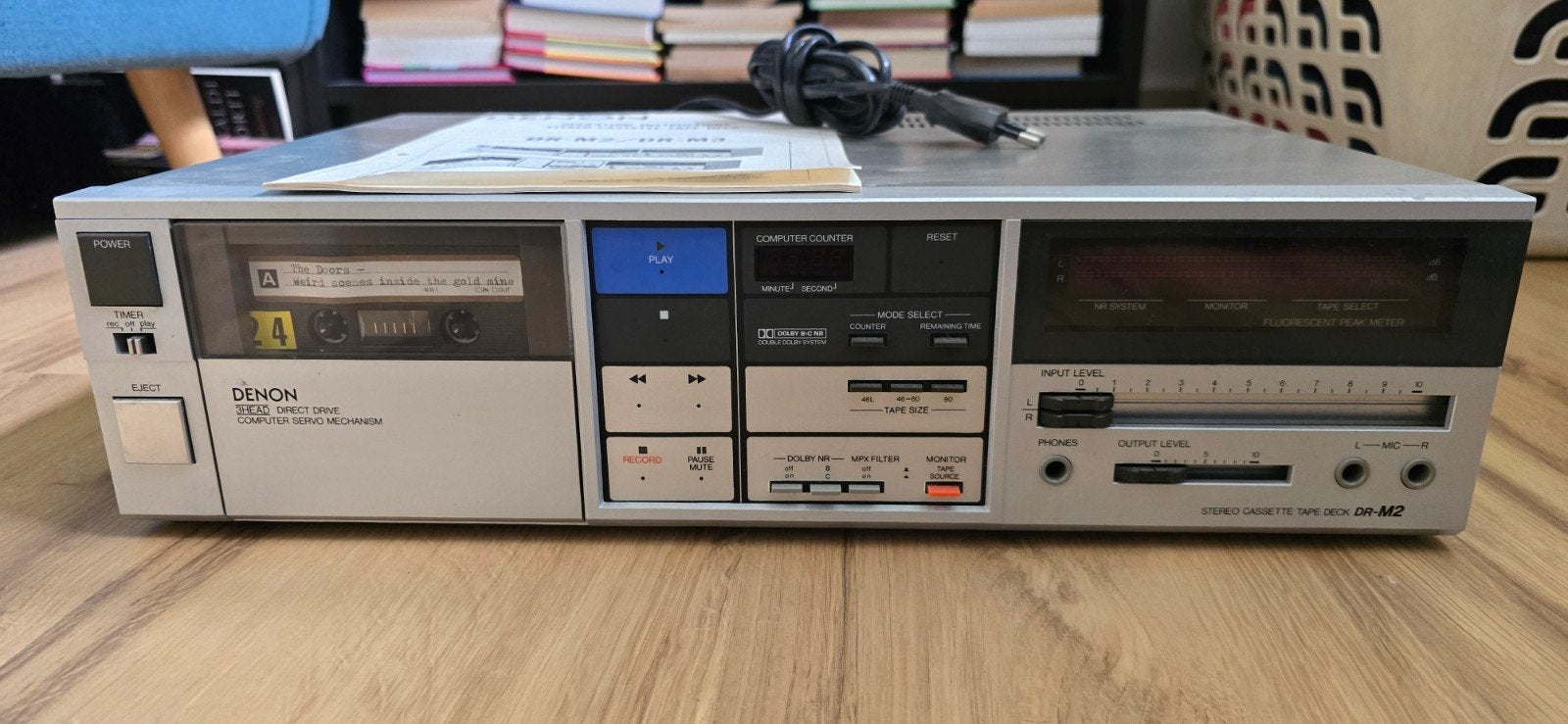 Denon DR-M2 Stereo Cassette Tape Deck - Uitstekende Staat, Ophalen, Enkel, Denon, Tiptoetsen