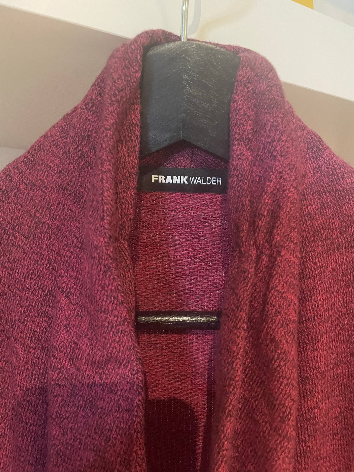 Frank Walder vest - Bordeauxrood, Ophalen of Verzenden, Gedragen, Maat 46/48 (XL) of groter, Rood