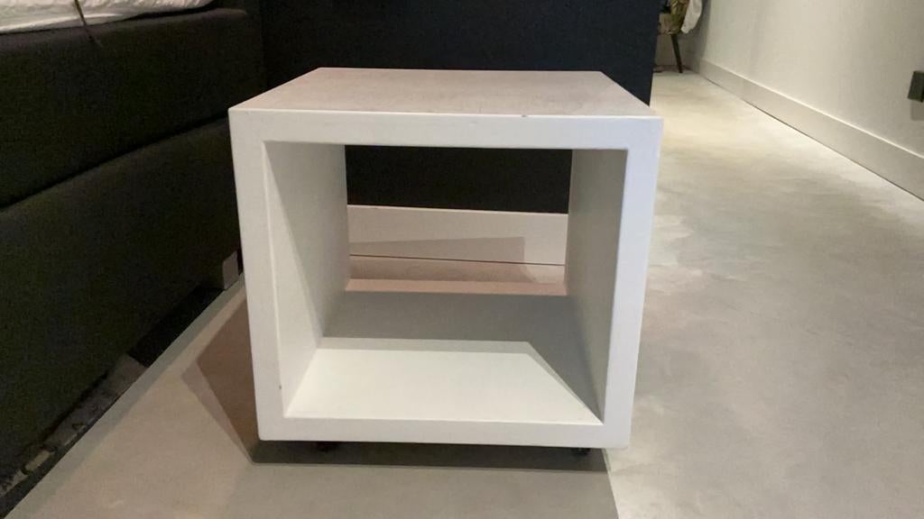 Bijzettafels, 45 tot 60 cm, Minder dan 55 cm, Gebruikt, Vierkant