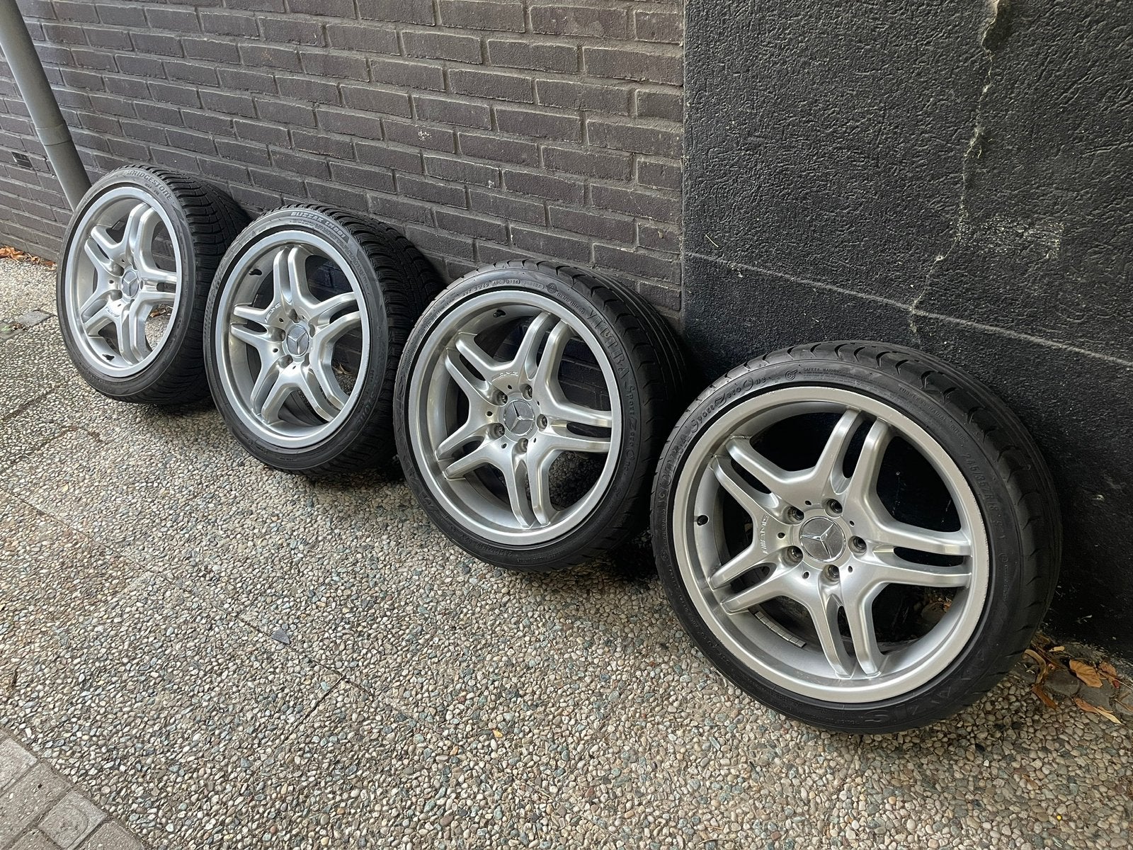 Mercedes C55 CLK55 AMG velgen W203 W209 C klasse 55 CLK, Auto-onderdelen, Banden en Velgen, Ophalen, 18 inch, Velg(en), Nieuw