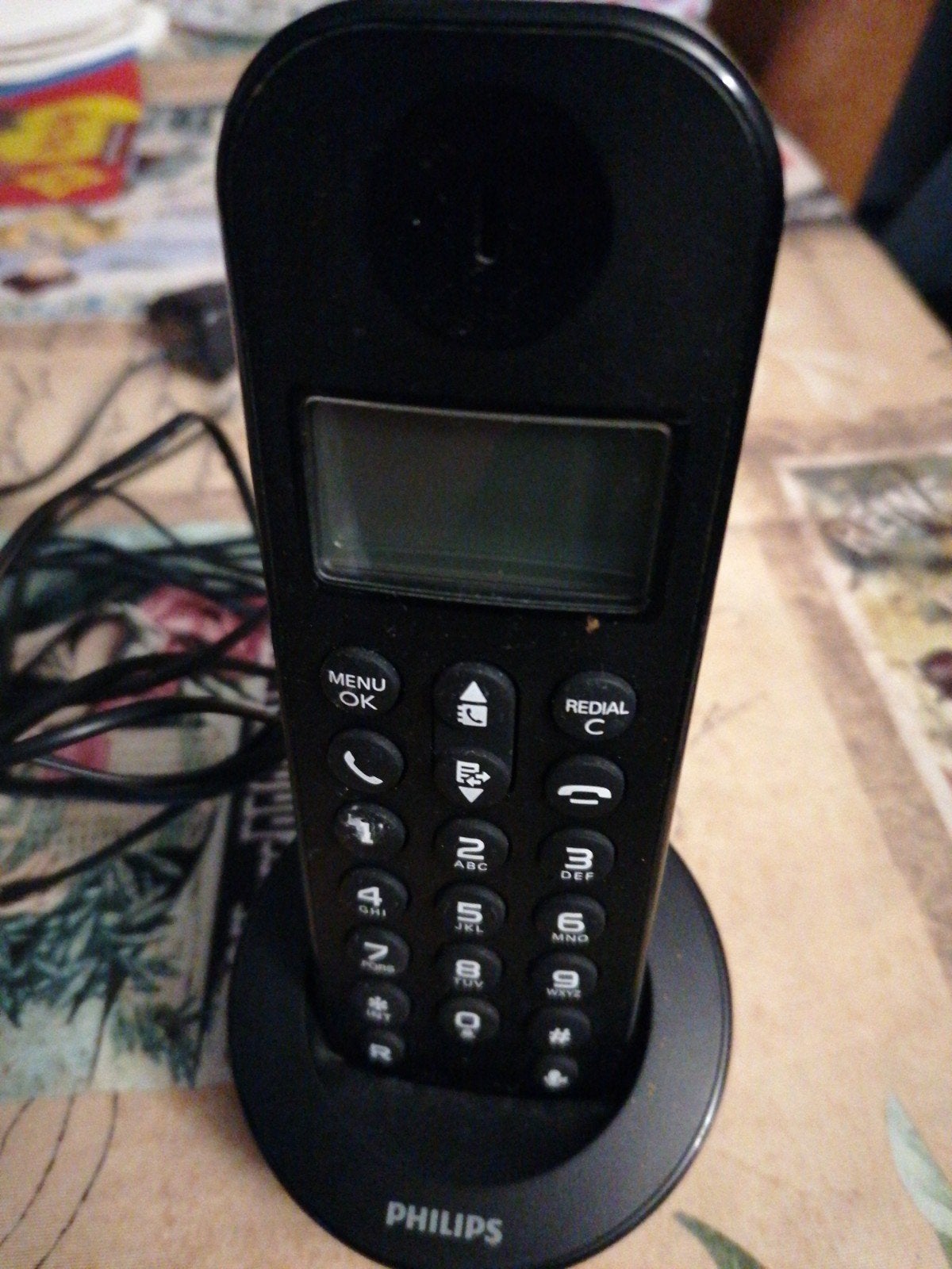 Draadloos telefoon met oplader merk Philips., Ophalen of Verzenden, 1 handset