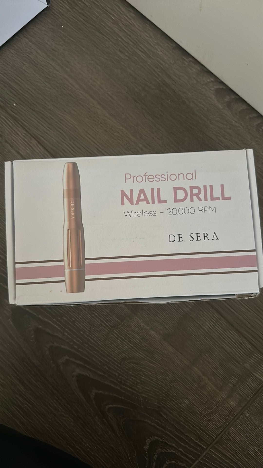 Professional nail drill de sera, Verzenden, Zo goed als nieuw, Zwart, Handen en Nagels