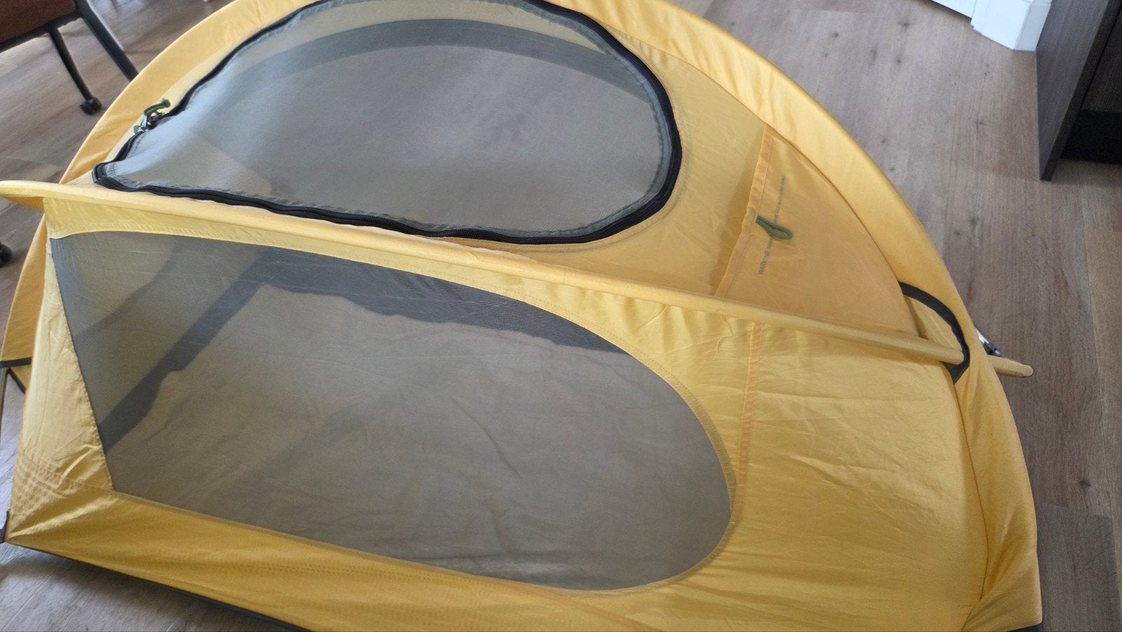 Nomad Kids Travel Bed  kinder reisbed- Geel/Grijs, Caravans en Kamperen, Ophalen