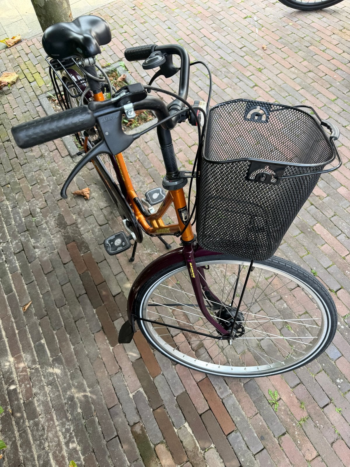 Foto 11 van Batavus Piazza damesfiets met mand en bagagedrager