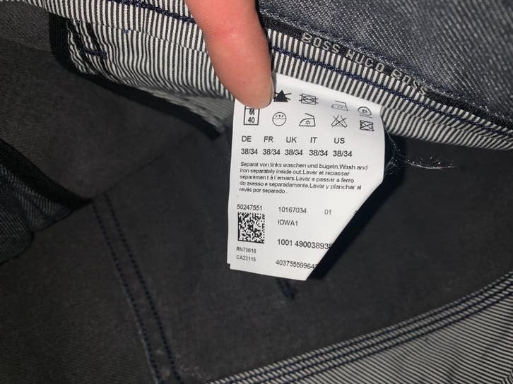 Hugo Boss jeans maat 38/34 zgan, Kleding | Heren, Spijkerbroeken en Jeans, Ophalen of Verzenden, Zo goed als nieuw, Grijs, W36 - W38 (confectie 52/54)
