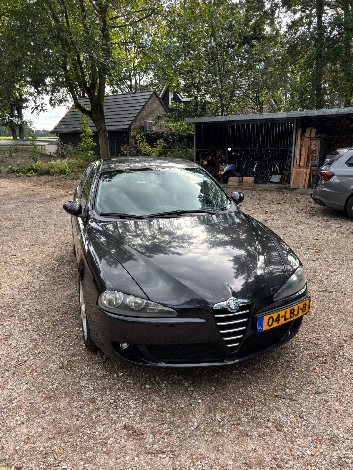 Alfa romeo 147 2.0, Auto's, Voorwielaandrijving, Stof, Zwart, Handgeschakeld