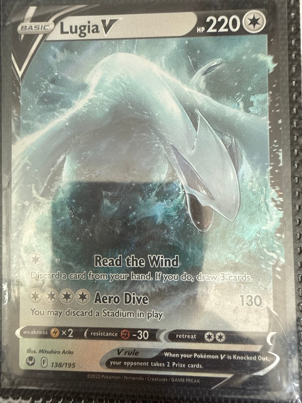 Lugia V Pokémon kaart (138/195) - Zo goed als nieuw, Ophalen of Verzenden, Zo goed als nieuw, Losse kaart