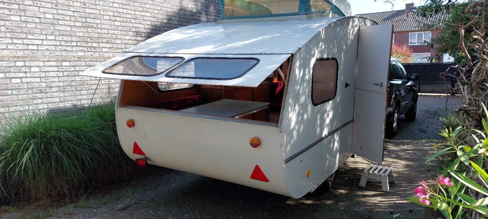 Kema Kolibrie oldtimer caravan 1974 voor 6 personen, Overige merken, Standaardzit, Dwarsbed, Tot en met 6