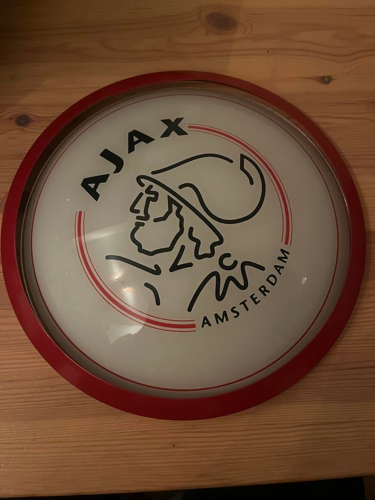 Ajax Plafonnière met Bevestigingsmaterialen, Huis en Inrichting, Lampen | Plafondlampen, Ophalen, Zo goed als nieuw, Kunststof