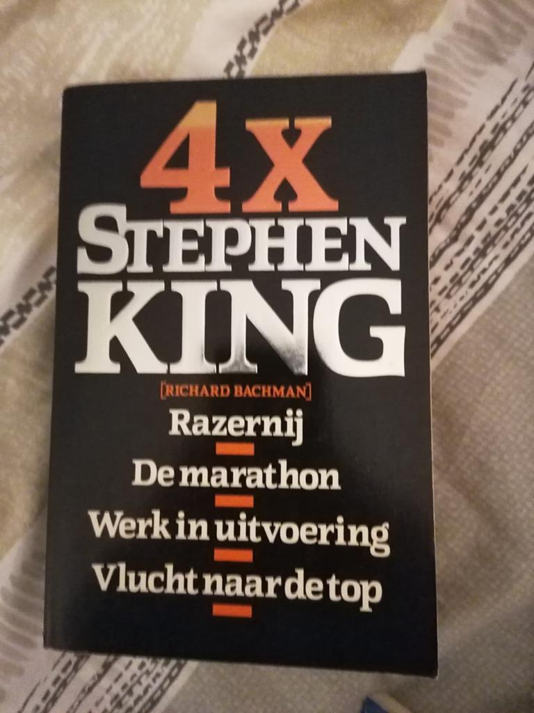 4x Stephen King (Richard Bachman) - Verzameld werk, Boeken, Ophalen of Verzenden, Gelezen, Stephen King (Richard Bachman)