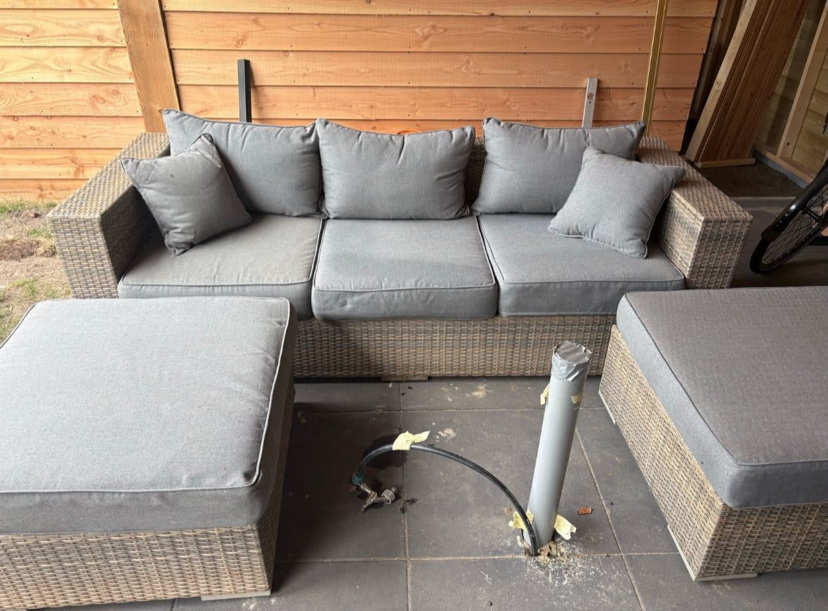 Nette lounge set, Ophalen, Zo goed als nieuw