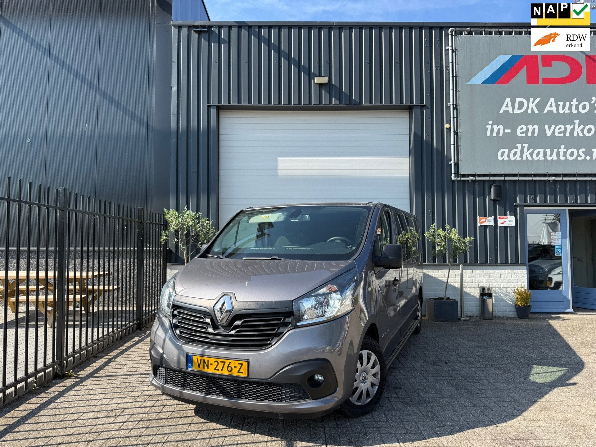 Renault Trafic 1.6 dCi T29 L2H1 DC Comfort Energy CAMERA/NAV, Auto's, Voorwielaandrijving, Stof, Gebruikt, Zwart
