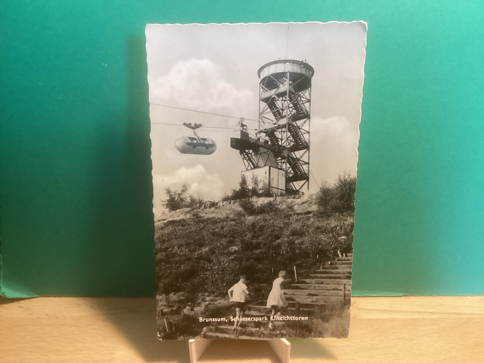 Brunssum Schutterspark Uitkijktoren.   573, Ophalen of Verzenden, 1940 tot 1960, Gelopen, Limburg