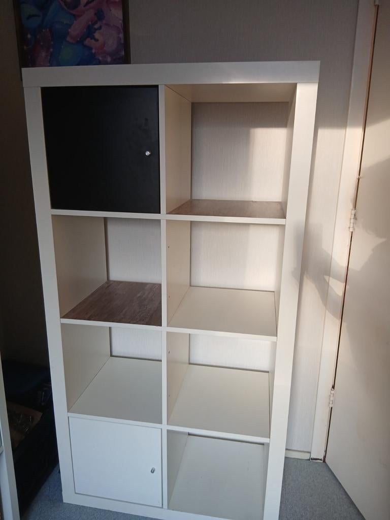 Kallax 8 vaks kast, Ophalen, Gebruikt, 25 tot 50 cm, Minder dan 100 cm