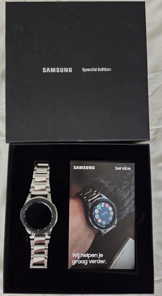 Samsung S3 46mm Smartwatch Special Edition, Gebruikt, Samsung ⌚️, Ophalen of Verzenden, Android