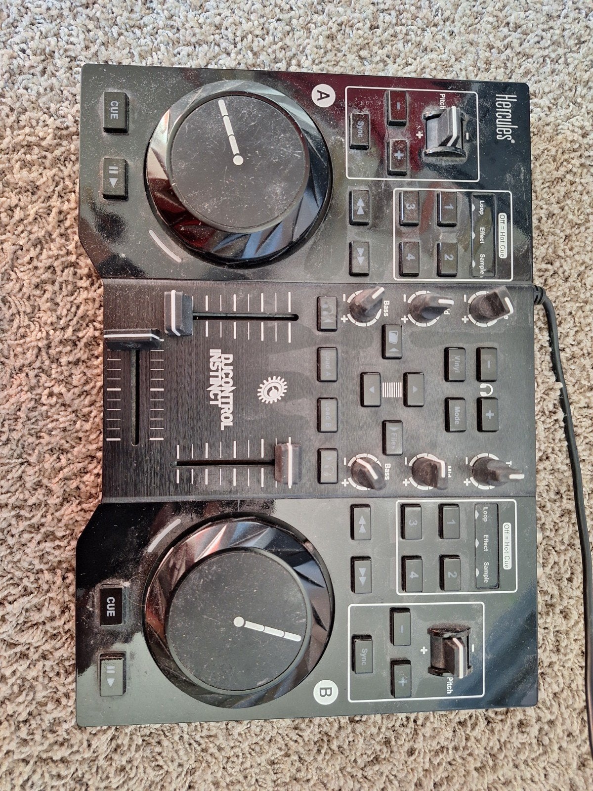 Hercules DJControl Instinct DJ-controller, Muziek en Instrumenten, Dj-sets en Draaitafels, Ophalen of Verzenden, Overige merken