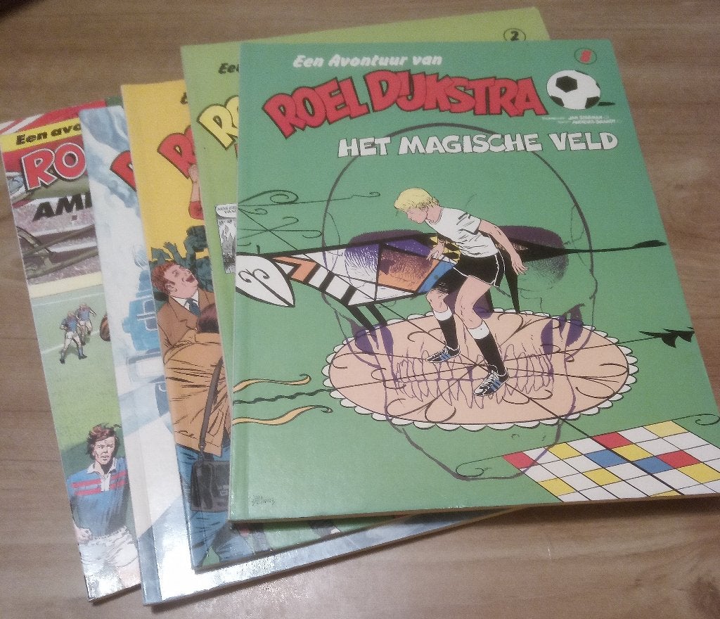 Voetbal Stripboek Zeven Stuks, Eén stripboek, Ophalen, Zo goed als nieuw