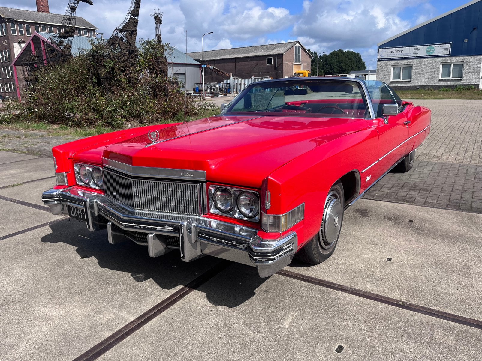 Cadillac eldorado convertible 1974, Auto's, Automaat, Achterwielaandrijving, Zwart, Chrysler