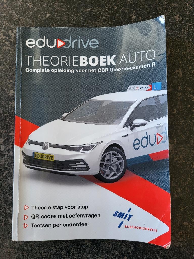 Theorieboek auto, Gelezen, Niet van toepassing, Ophalen of Verzenden, Smit rijschoolservice