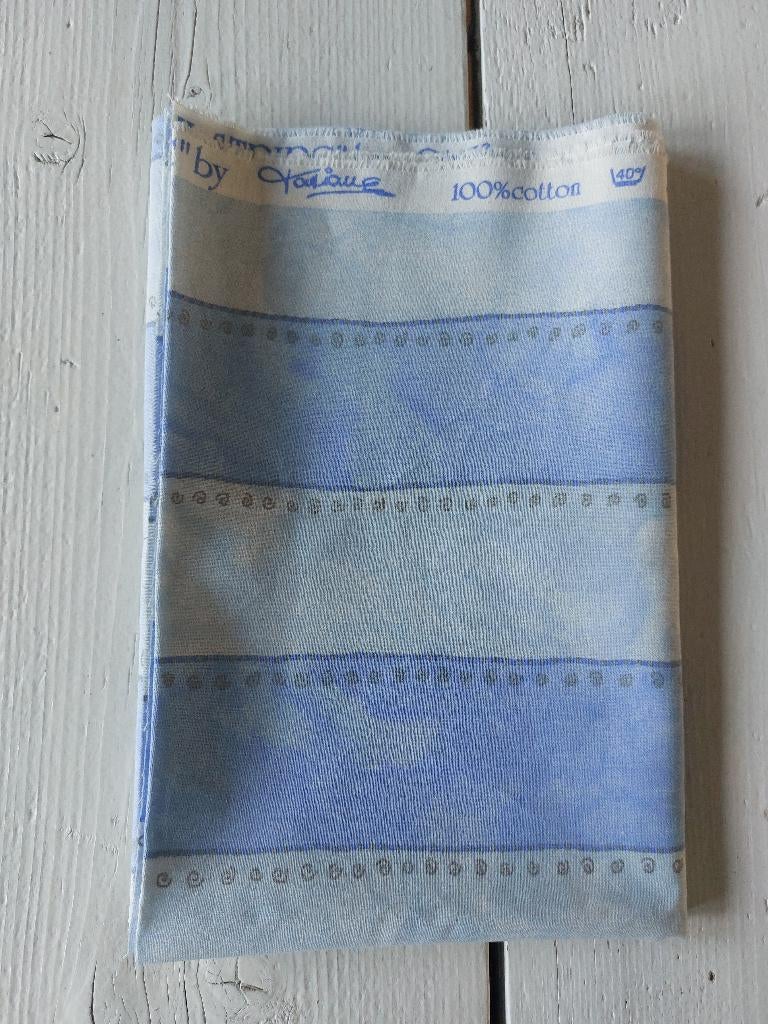 Mooie Jicker Junior stof - Wish Fish, stripe, Blauw, Nieuw, Ophalen of Verzenden, 30 tot 120 cm